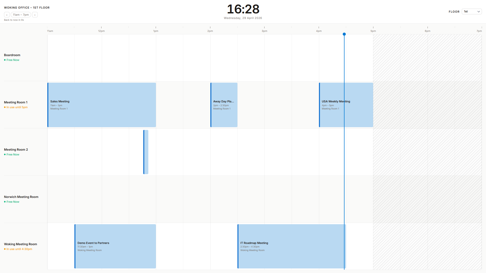 Floor Tracker: The Smarter Way to Manage Meeting Rooms in Smart Buildings